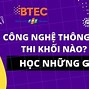 Học Công Nghệ Thông Tin Nên Học Khối Nào